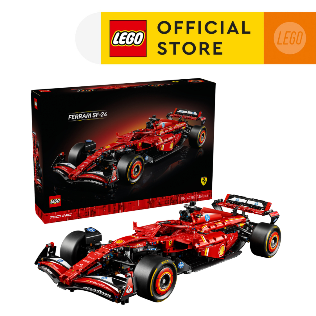 LEGO TECHNIC 42207 Đồ Chơi Lắp Ráp Xe Ferrari SF-24 F1 (1361 chi tiết)