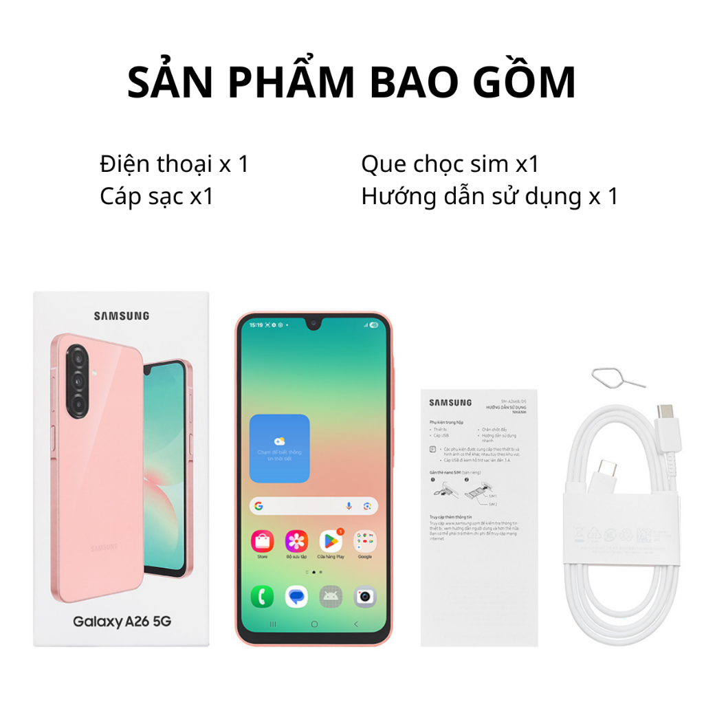 (KÍCH T1) Điện thoại Samsung Galaxy A26 5G (8GB + 128GB) - Hàng Chính Hãng Bảo Hành 12 Tháng | BigBuy360 - bigbuy360.vn