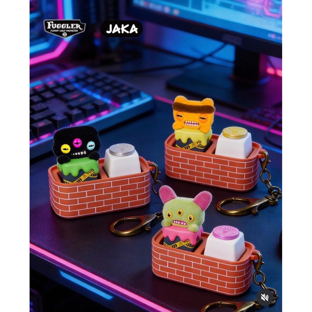 𝐅𝐮𝐠𝐠𝐥𝐞𝐫 𝐊𝐞𝐲𝐜𝐚𝐩 • Hộp Mù Móc Khoá Fuggler Tháo Rời