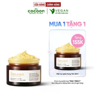 Mặt nạ đất sét nghệ Hưng Yên cocoon 30ml đều màu, giảm thâm - VEGAN - mỹ phẩm thuần chay