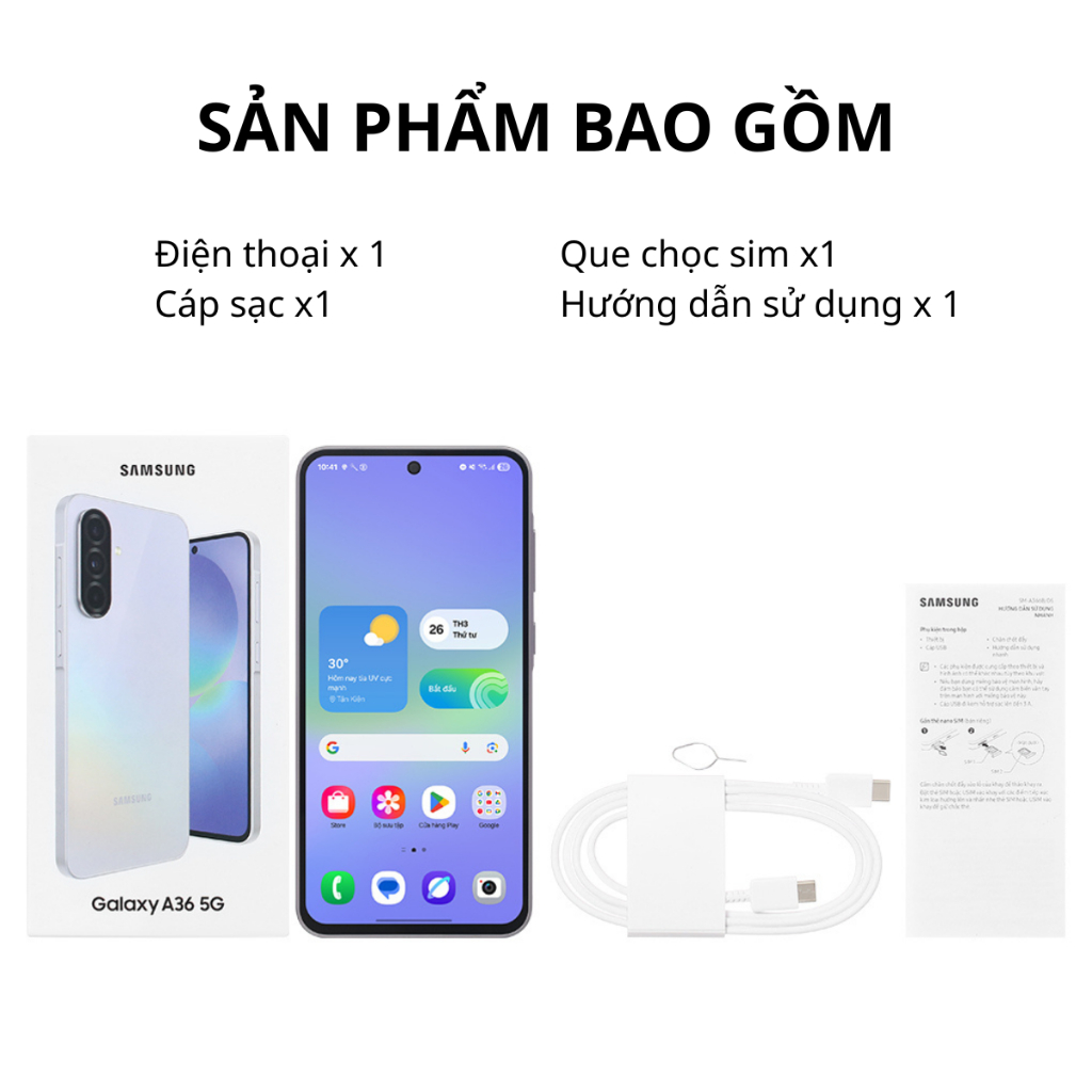 (Nguyên Seal) Điện thoại Samsung Galaxy A36 5G (8GB + 128GB) - Hàng Chính Hãng Bảo Hành 12 Tháng | BigBuy360 - bigbuy360.vn