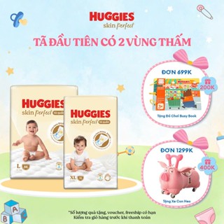 TÃ DÁN QUẦN HUGGIES SKIN PERFECT, SKIN CARE, NATURAL MADE NB76 S82 M79 M102 L92 XL76 XXL68.......