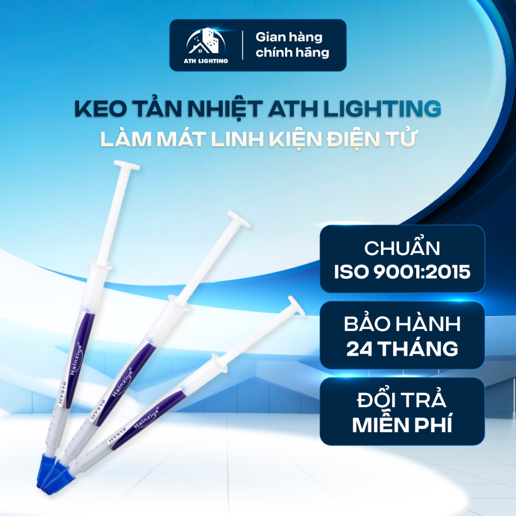 Keo Tản Nhiệt ATH LIGHTING Loại Keo Tản Nhiệt Làm Mát Cho CPU, Linh Kiện Đèn Led  Xi Lanh Nhỏ