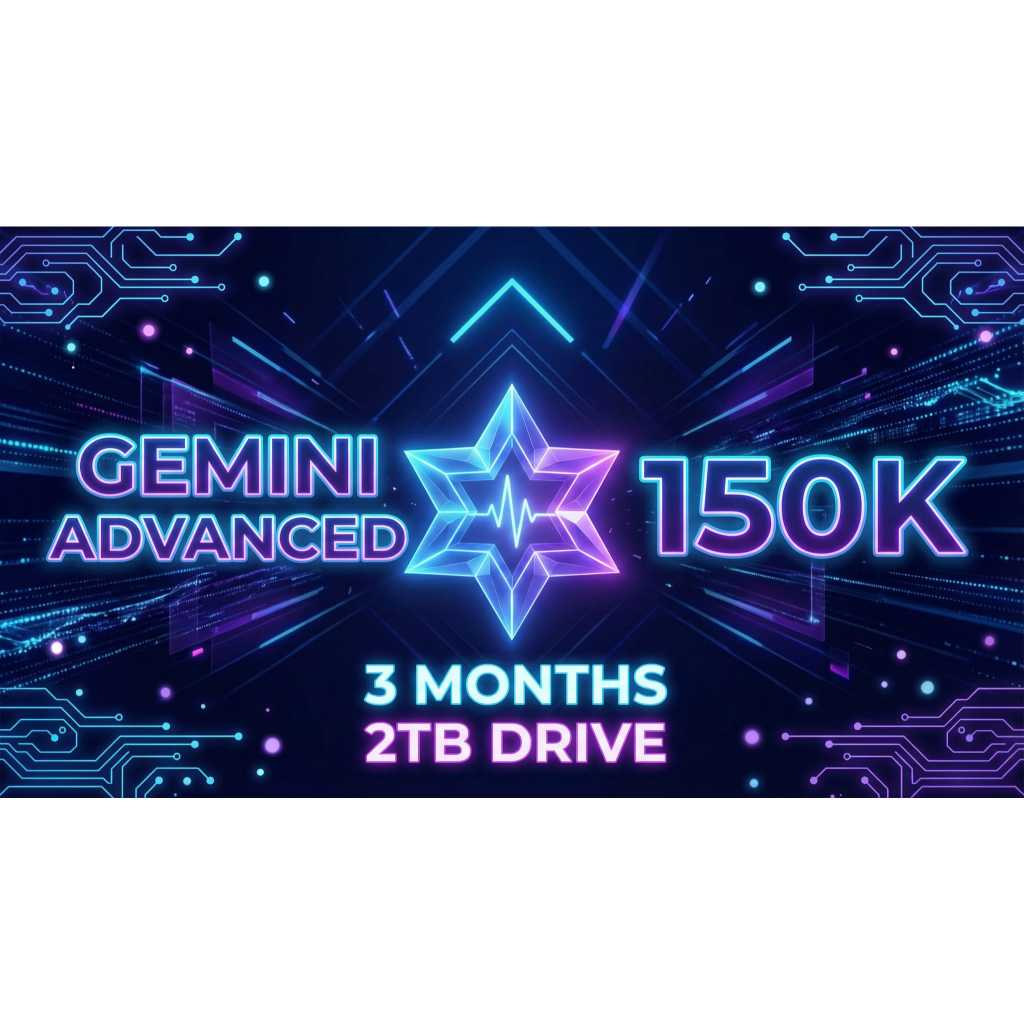 Gemini Pro / Gemini Advanced 3 Tháng + Google One 2TB Chính Chủ