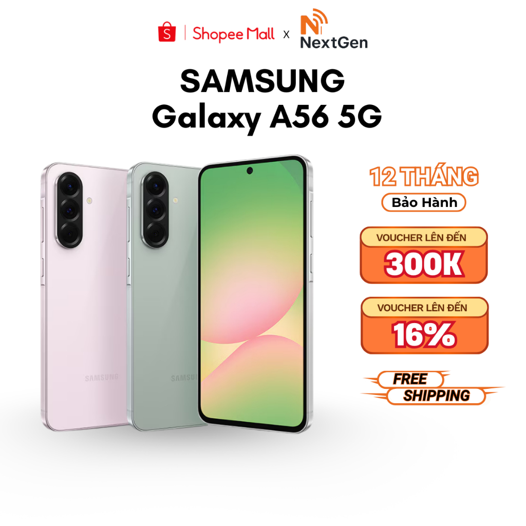 (Nguyên Seal) Điện thoại Samsung Galaxy A56 5G (8GB + 128GB) - Hàng Chính Hãng Bảo Hành 12 Tháng