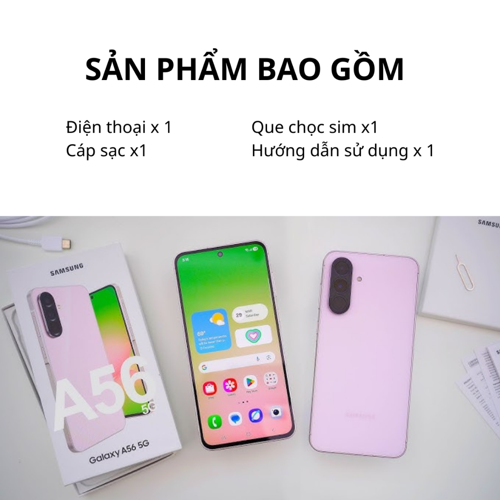 (Nguyên Seal) Điện thoại Samsung Galaxy A56 5G (8GB + 128GB) - Hàng Chính Hãng Bảo Hành 12 Tháng | BigBuy360 - bigbuy360.vn