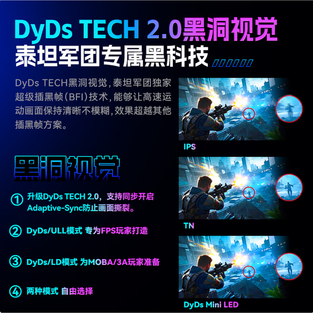 Màn hình miniled Titan Army 34inch-1152 vùng-2304 bóng led-200hz-HDR1000