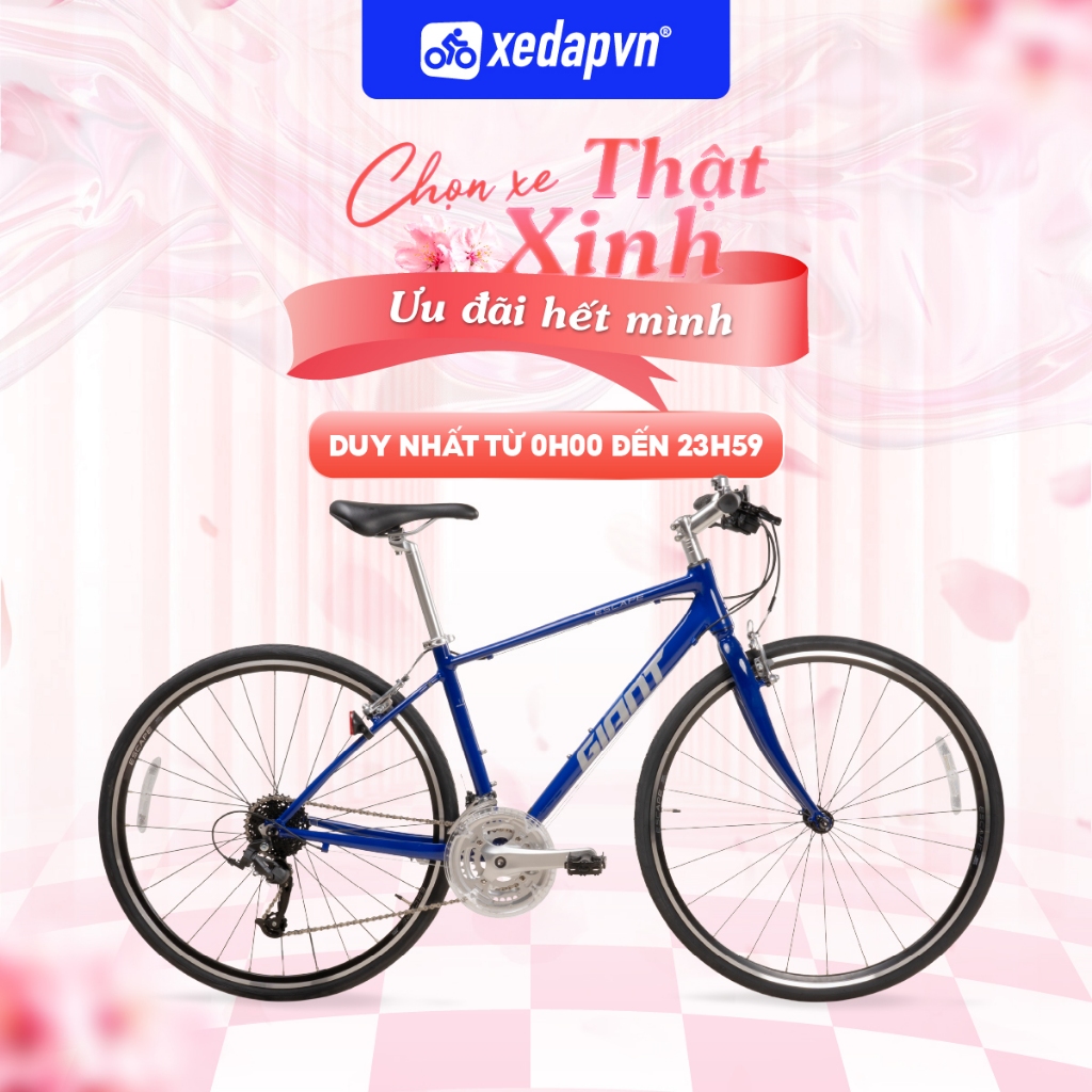 Xe Đạp Touring GIANT Escape R3/R3 MS 2022 – Bánh 700C, 24 Tốc Độ – Phù Hợp Người Cao 1m55–1m80 | xedapvn