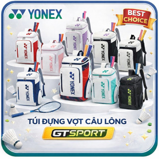 Balo học sinh sinh viên Yonex nhiều màu chống thấm nước balo thể thao cầu lông tenis pickleball 47cm