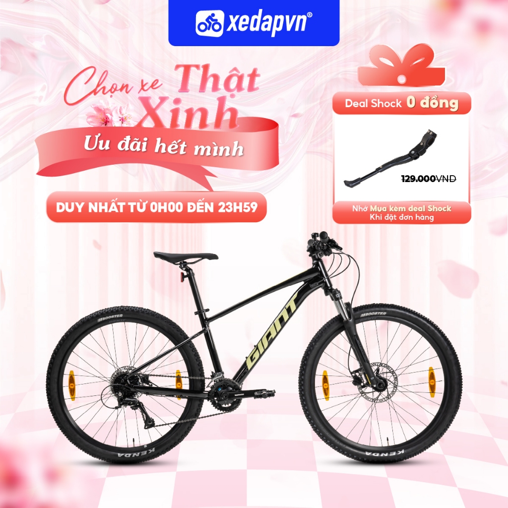 Xe Đạp Địa Hình GIANT Talon 3 2022/2024/2025 – Bánh 27.5/29 , Phanh Đĩa, 16 Tốc, Phù Hợp Người Cao 1m55–1m90 | xedapvn