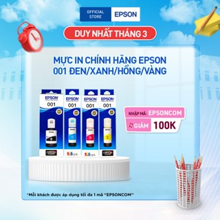 Mực In Cao Cấp Epson 001 Dùng Cho Máy L4150/L4160/L6160/L6170/L6190/L4260/L4266/L6260/L6270/L6290/L14150