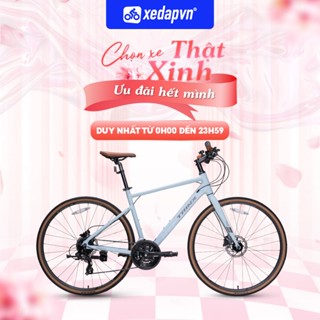 Xe Đạp Touring TRINX Free 2.2 – Bánh 700C, 24 Tốc Độ, Phanh Dầu,  Phù Hợp Người Cao 155–180cm | xedapvn