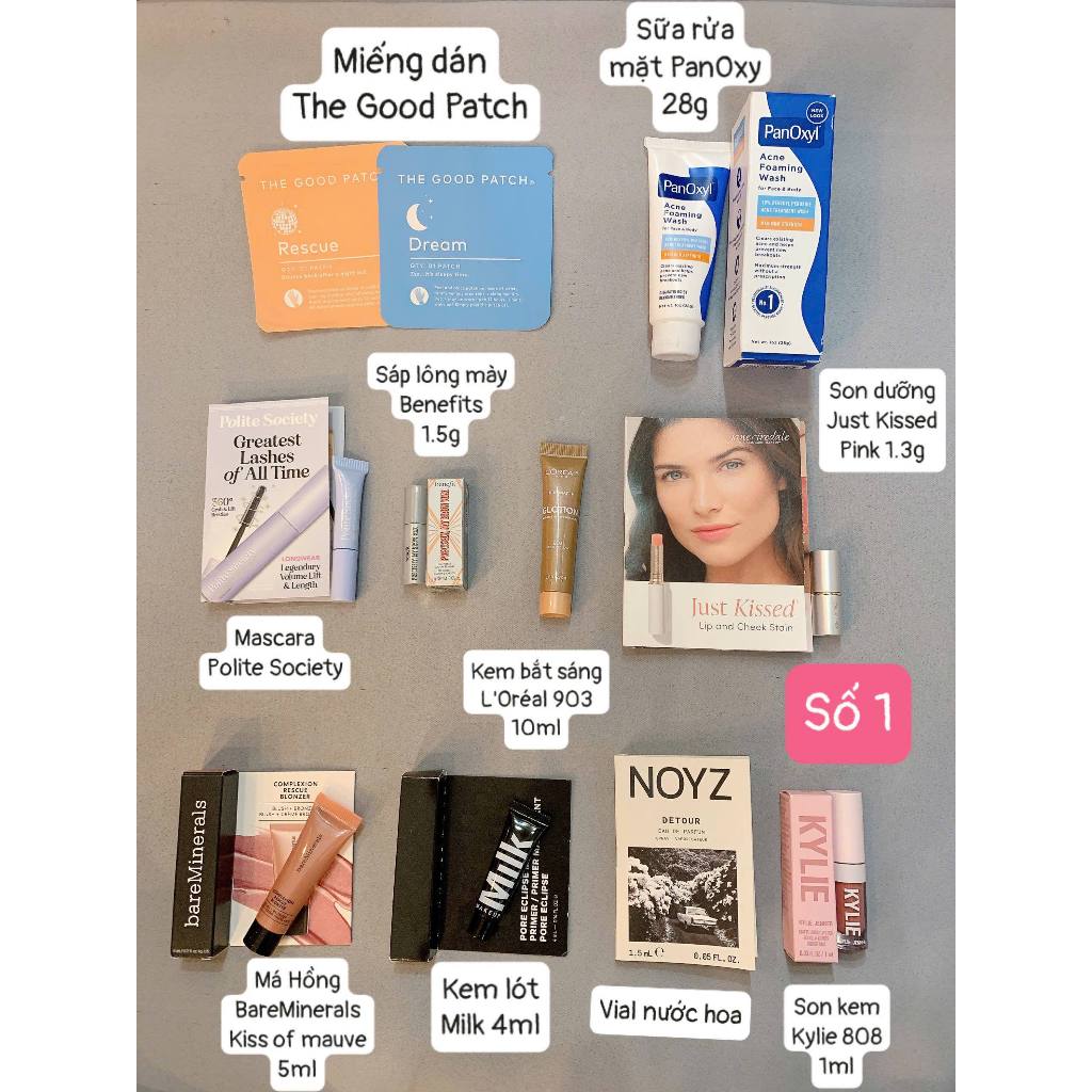 Set Quà Sample, Mini size Ul.ta Skincare -Makeup