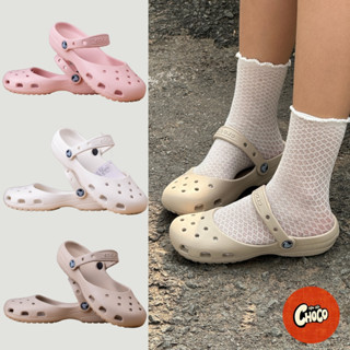 (SẴN HÀNG) Dép Crocs Classic Ballet Bệt Nữ Hottrend 2026 Giày Búp Bê Siêu Dễ Thương - Tiệm Dép Choco