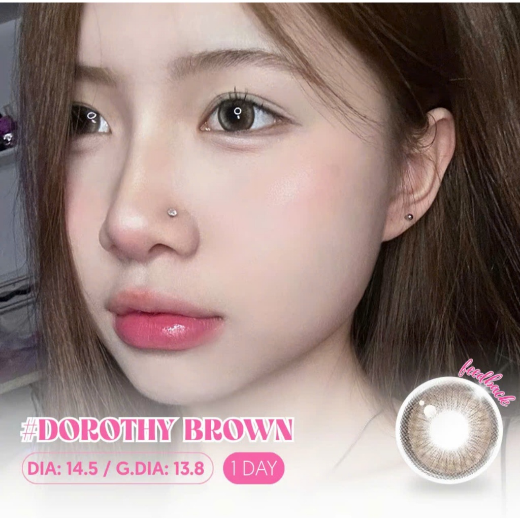 🌸 Lens 1 ngày giãn 14.5 DOROTHY Hàn quốc - Gamilens 🌸