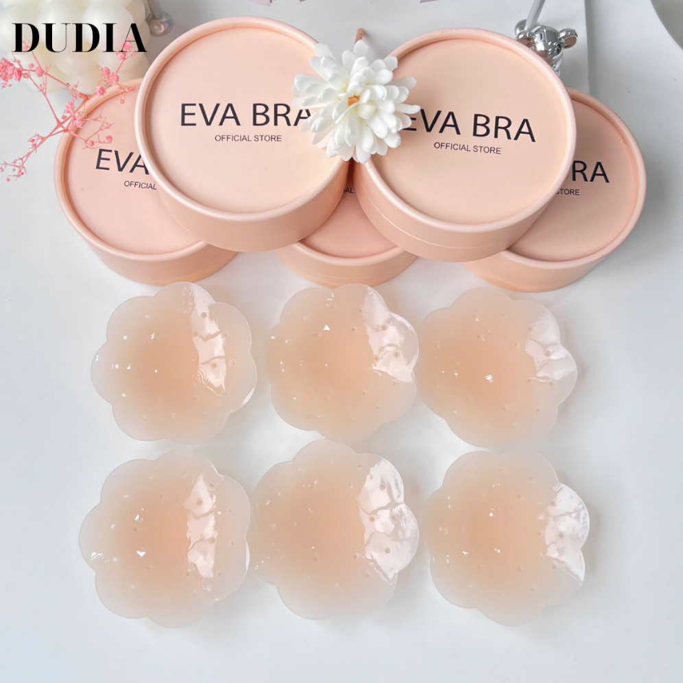 Bộ 2 Hộp (6 Cặp) Dán Ngực DUDIA Silicon Thông Hơi [P20 P02-2]