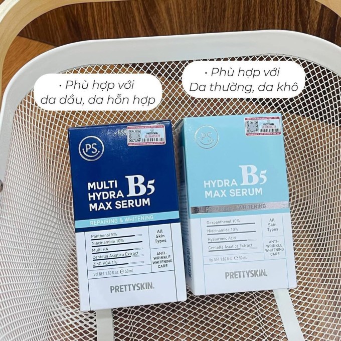 Serum B5 Pretty Skin (Hydra B5 Max Serum) 50ml chính hãng