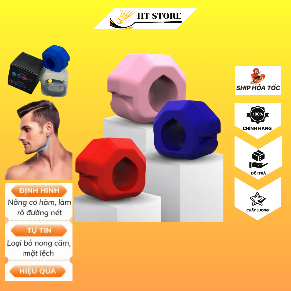 Bóng Tập Cơ Hàm Jawsize Chính Hãng 💎𝑭𝑹𝑬𝑬𝑺𝑯𝑰𝑷💎  Dụng Cụ Tập Chewing, Mewing, Jawliner HT SPORT