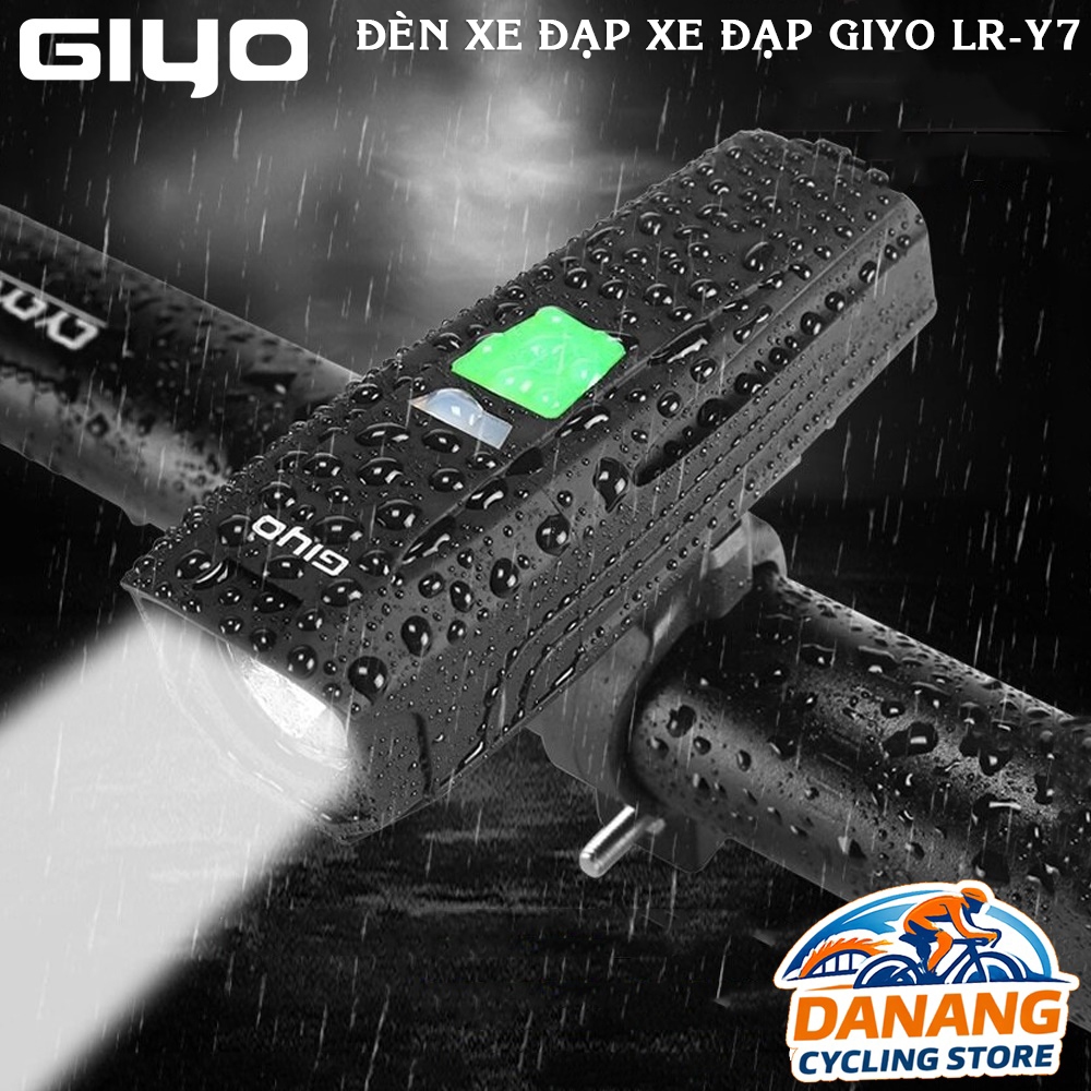 Đèn Pin Trước Xe Đạp GIYO LR-Y7 – Pin Sạc USB Tiện Lợi