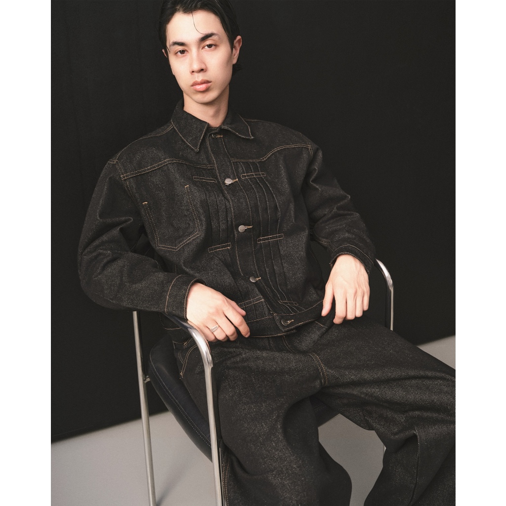 AGOB - ÁO KHOÁC DENIM UNISEX 2 MÀU - TIMMY DENIM JACKET