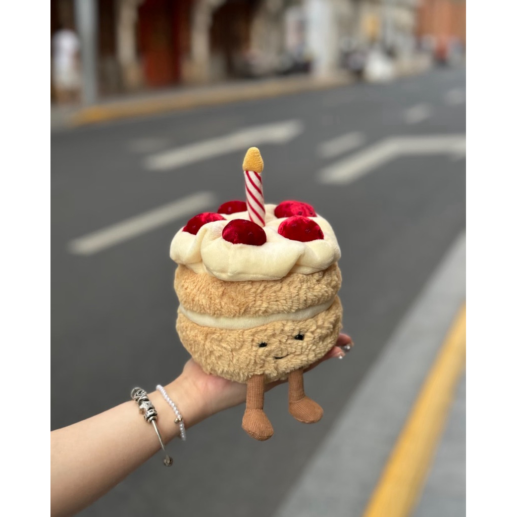 (100% Authentic) Gấu bông bánh sinh nhật Jellycat Amuseables Birthday Cake chính hãng