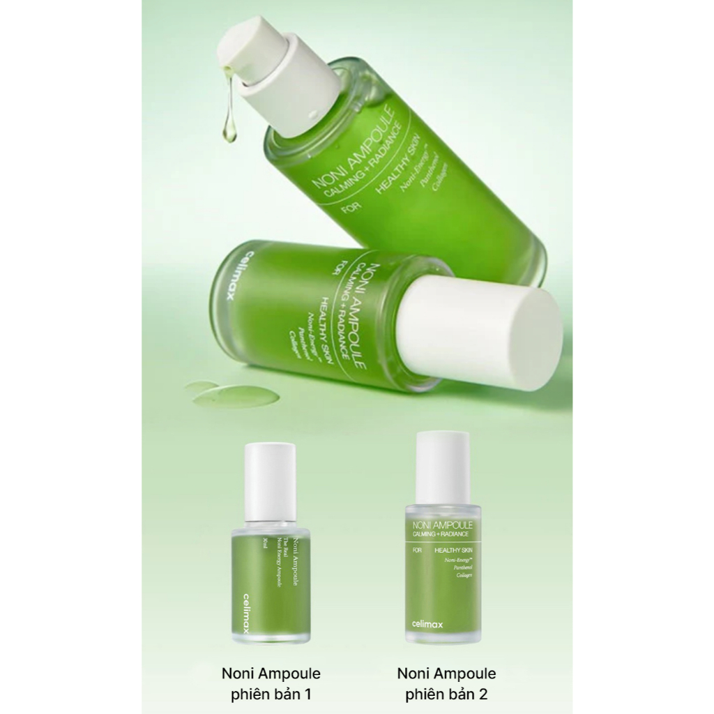 Tinh chất chống lão hóa celimax - Noni Ampoule Calming + Radiance 30ml-50ml