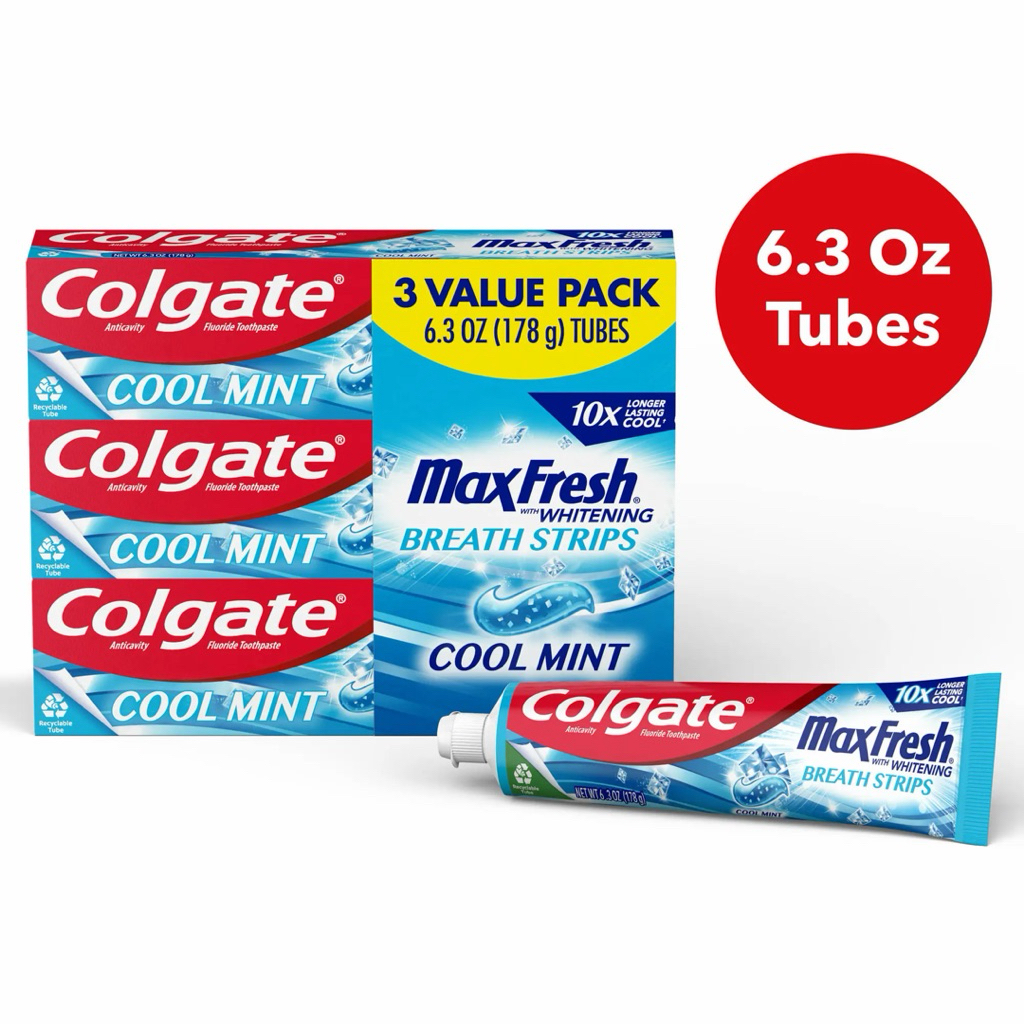Kem đánh răng làm trắng Colgate Max Fresh Mỹ