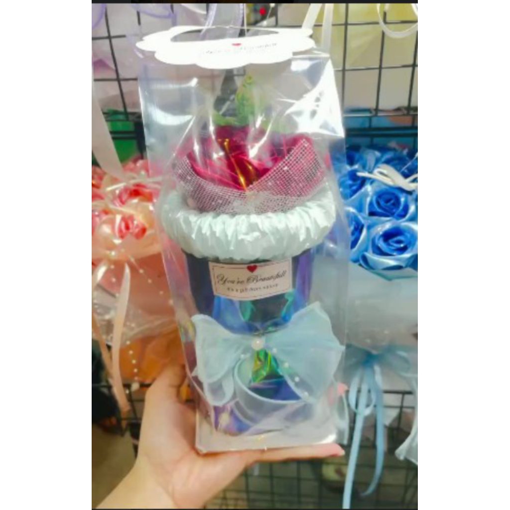 hoa hồng ruy băng ( chọn màu chat với shop)