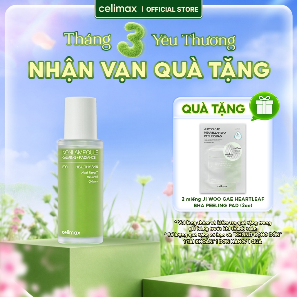 Tinh Chất Dưỡng Ẩm Hỗ Trợ Phục Hồi, Làm Dịu Celimax The Real Noni Energy Ampoule 50ml
