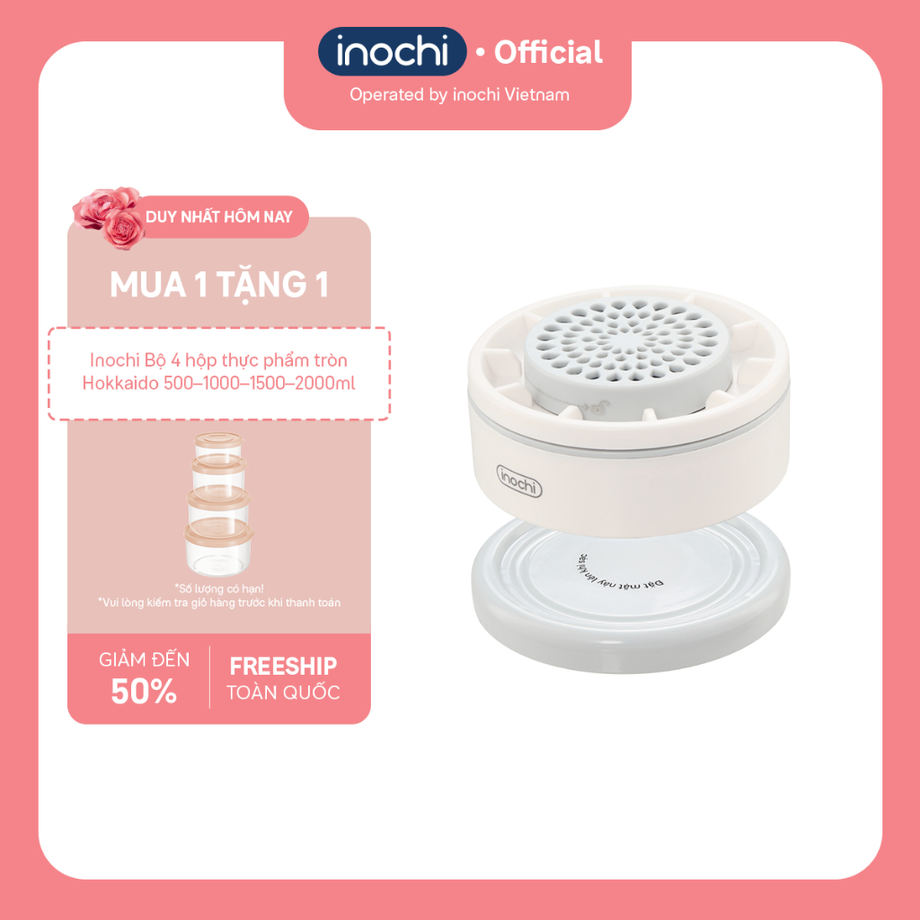 Inochi Máy Rửa Thực Phẩm Akiba Plus - làm sạch, khử mùi nhanh, thiết kế nhỏ gọn, an toàn cho cả gia đình