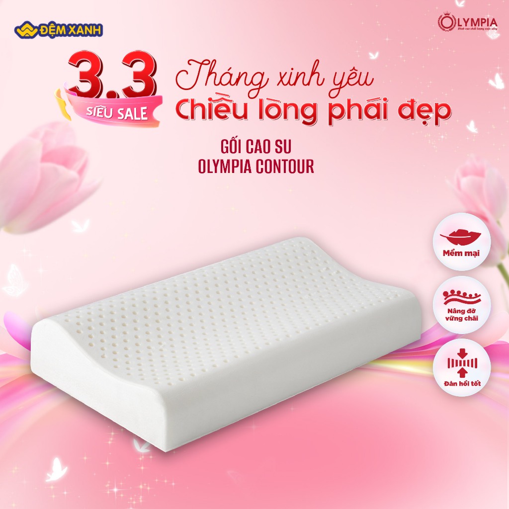 Gối Cao Su Olympia Contour