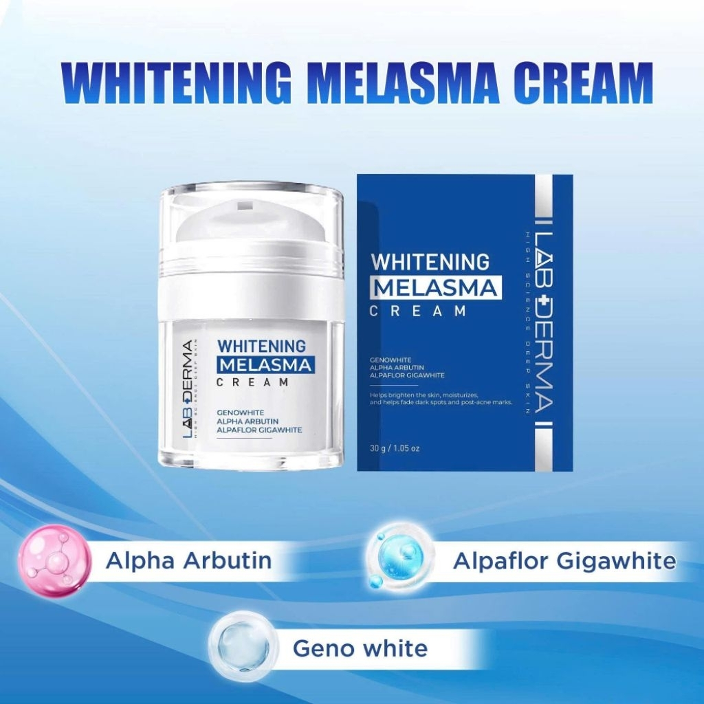 Kem Whitening Melasma Cream Lab Derma 30g - phân giải sắc tố nám, cải thiện nám, tàn nhang lâu dài