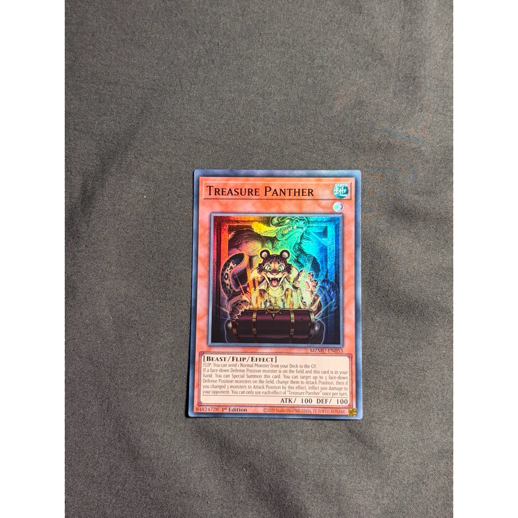 [Yugioh Sky Shop] 1 lá thẻ bài"Treasure Panther" - MZMU-EN053 - Foil Super Rare - UK chính hãng