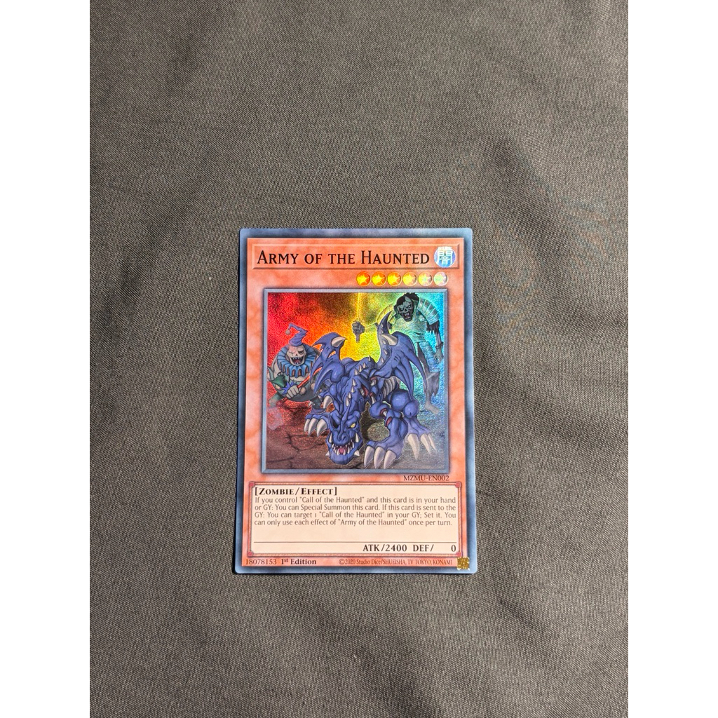 [Yugioh Sky Shop] 1 lá thẻ bài"Army of the Haunted" - MZMU-EN002 - Foil Super Rare - UK chính hãng