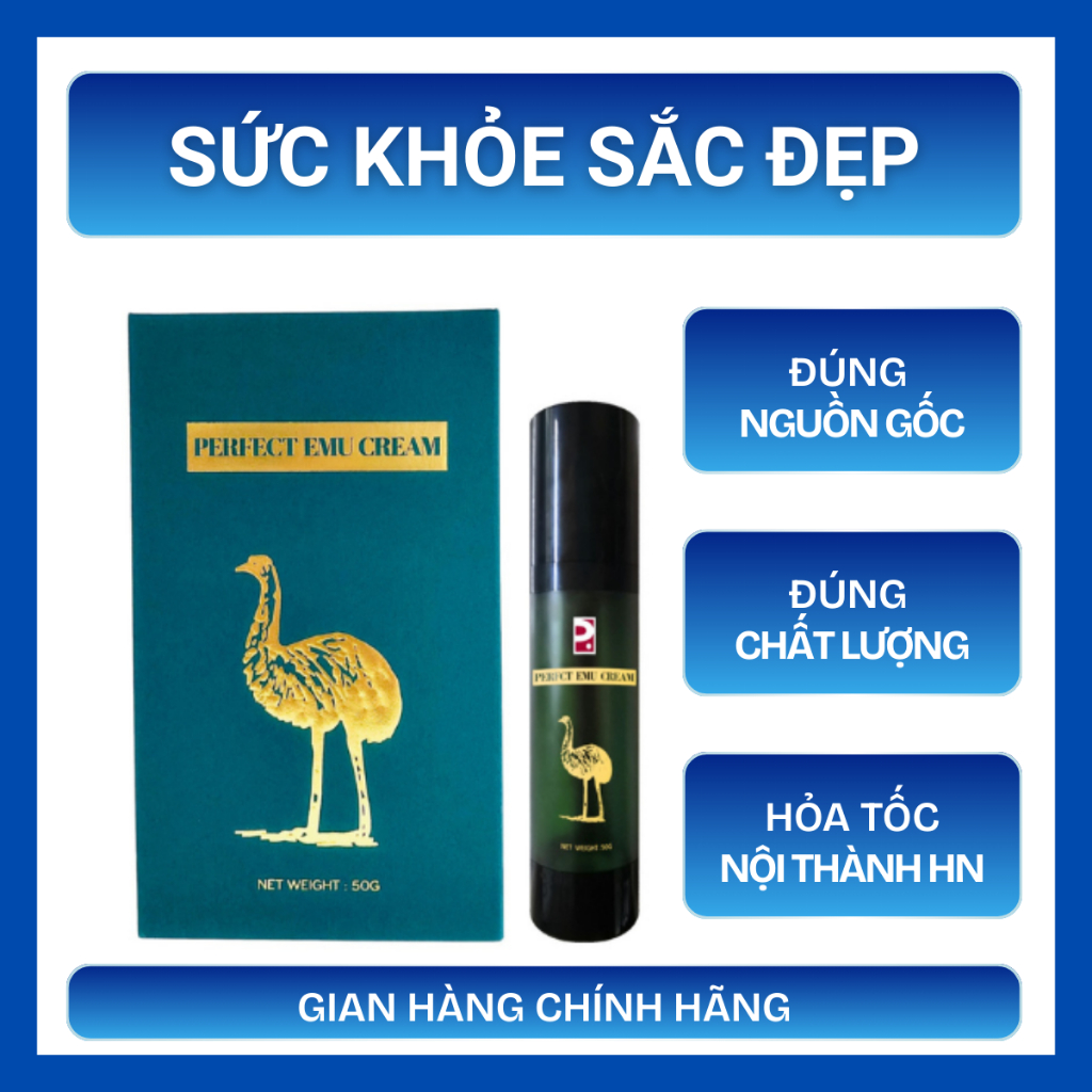 [ Emu cream ] Thực phẩm bảo vệ sức khỏe Perfect Emu Cream – 50gr/hộp