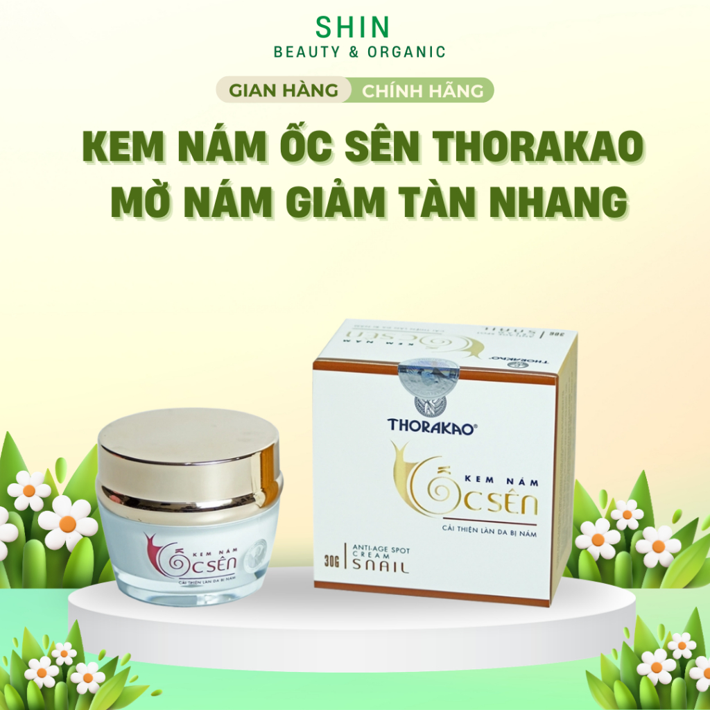 [CHÍNH HÃNG] Kem nám ốc sên Thorakao 30G mờ nám giảm tàn nhang