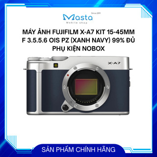 Máy ảnh Fujifilm X-A7 kit 15-45mm F 3.5.5.6 OIS PZ (Xanh Navy) 99% đủ phụ kiện nobox