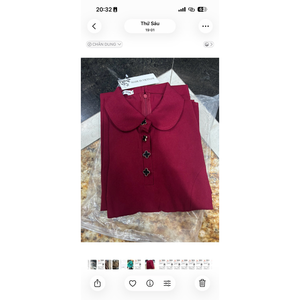 (Y15) Váy Cố Sen Cộc Tay Dáng Dài 115cm. | BigBuy360 - bigbuy360.vn