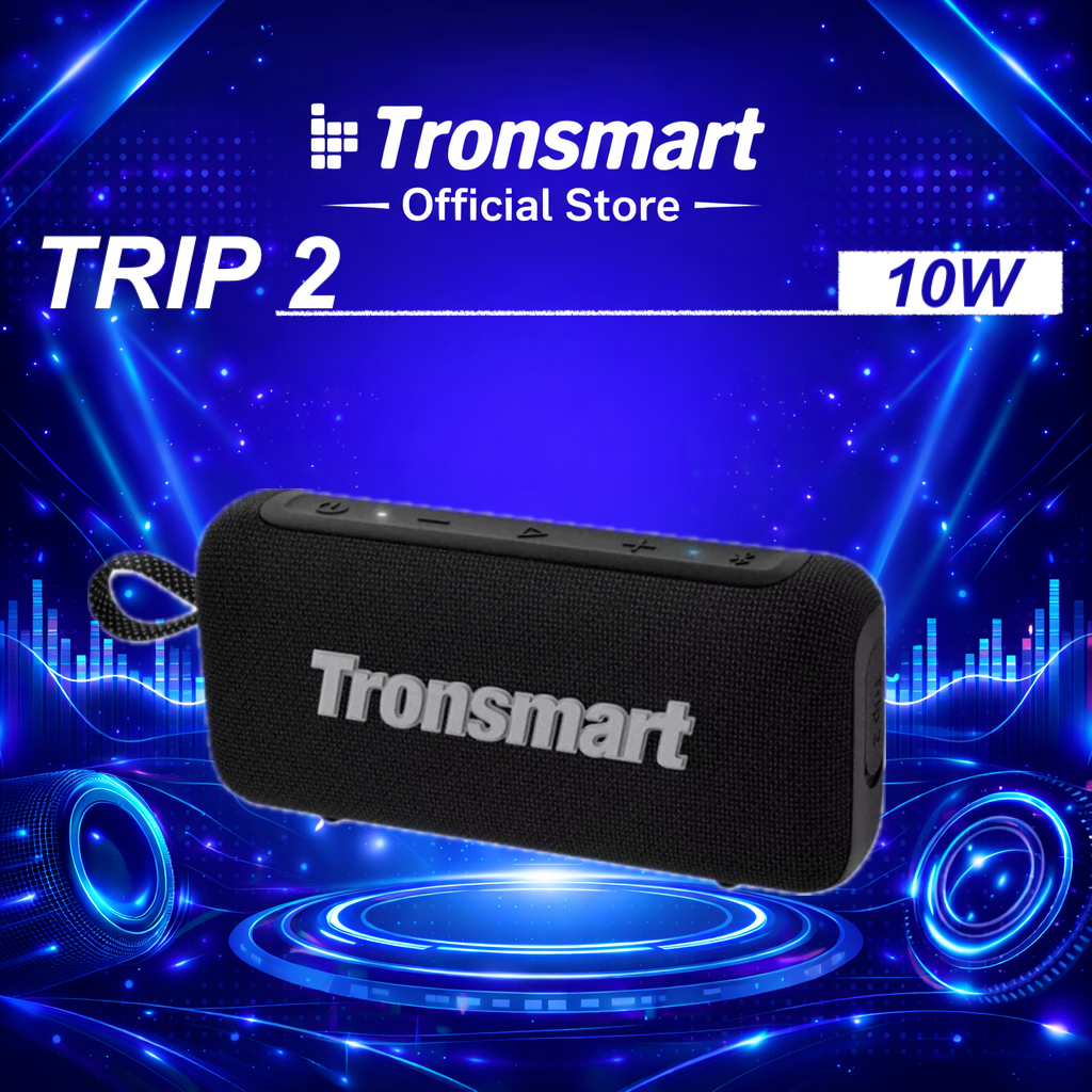 Loa bluetooth Tronsmart Trip 2, Công suất 10W chống nước IPX7 bền bỉ, hỗ trợ thẻ nhớ TF, nghe 20H