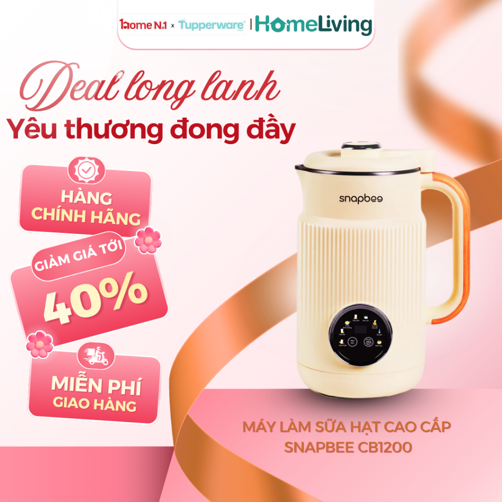 Máy Sữa Hạt SNAPBEE CB1200 – Xay Nấu Đa Năng – 1200ml