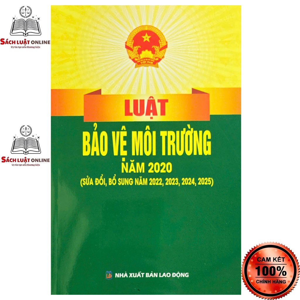 Sách - Luật bảo vệ môi trường (NXB Lao Động)
