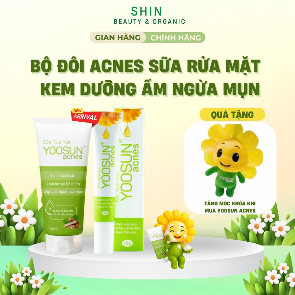 Bộ Đôi Acnes Sữa Rửa Mặt & Kem Dưỡng Ẩm Ngừa Mụn