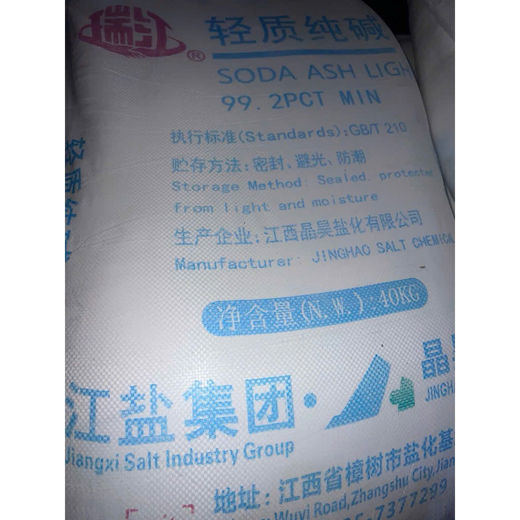 1kg Soda Ash Light (NA2CO3) - Nâng PH Xử Lý Rong Rêu Tảo Làm Sạch Bể Bơi