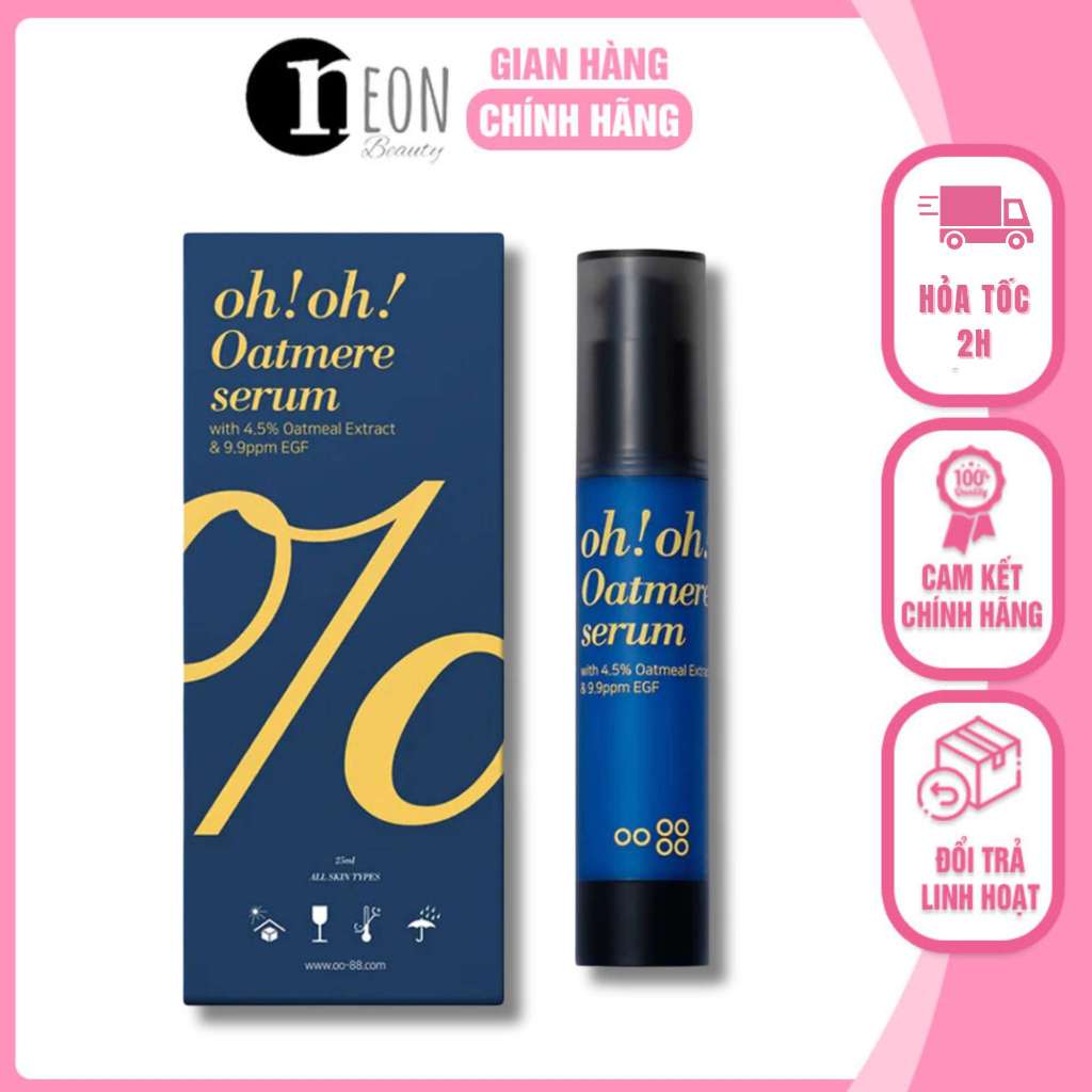[HÀNG CÔNG TY] Tinh chất phục hồi & làm dịu da chuyên sâu oh!oh! Oatmere Serum 25ml