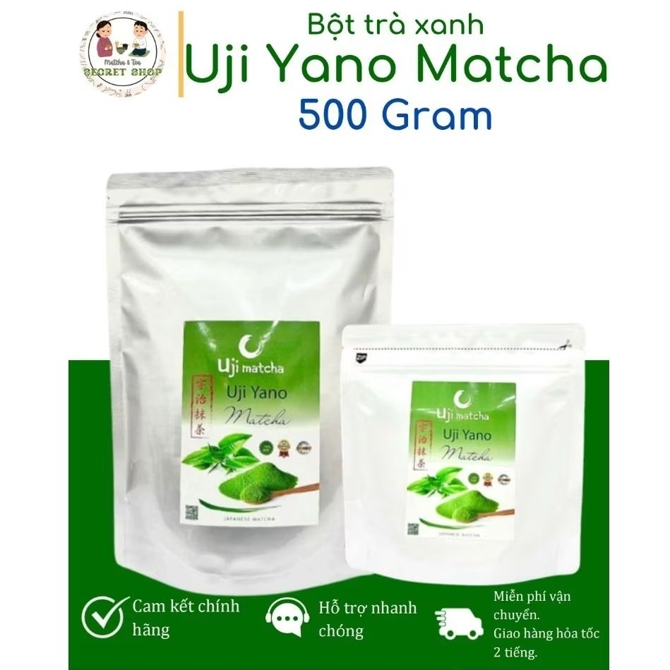 [500GRS] Bột trà xanh Uji Yano Matcha 500gram - Uji Matcha - SECRET SHOP MATCHA