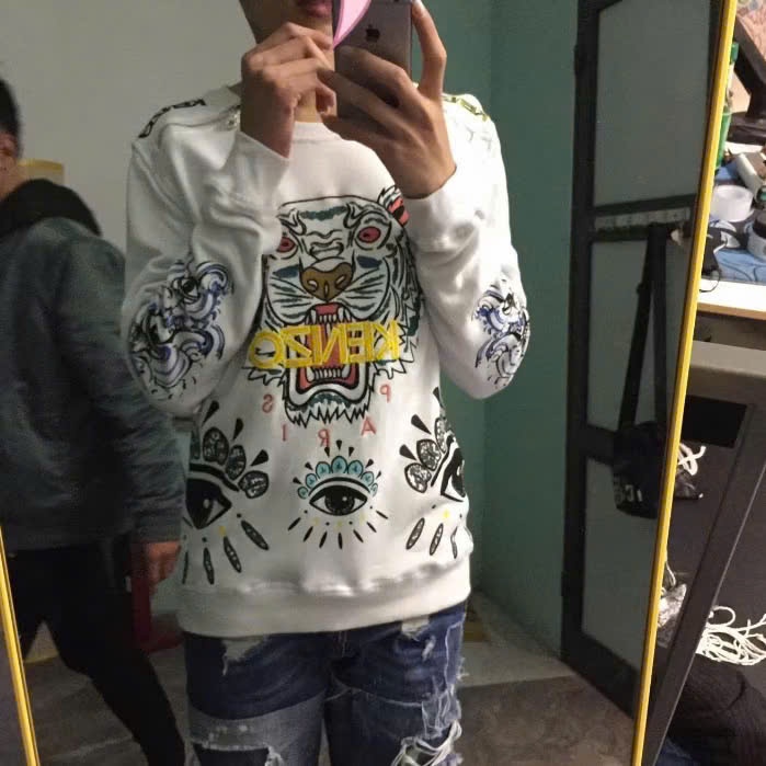 Áo Sweter Khóa Kéo 2 Vai, Áo Dài Tay KenZoo Basic, NB3