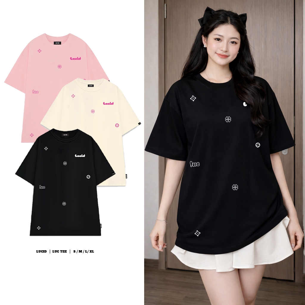 Áo Thun Local Brand Unisex LUCID LUCC Nam Nữ Tay Lỡ From Rộng Chất Cotton