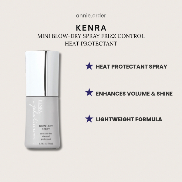 Xịt bảo vệ nhiệt Kenra Mini Blow-Dry Spray Frizz Control Heat Protectant 50mL