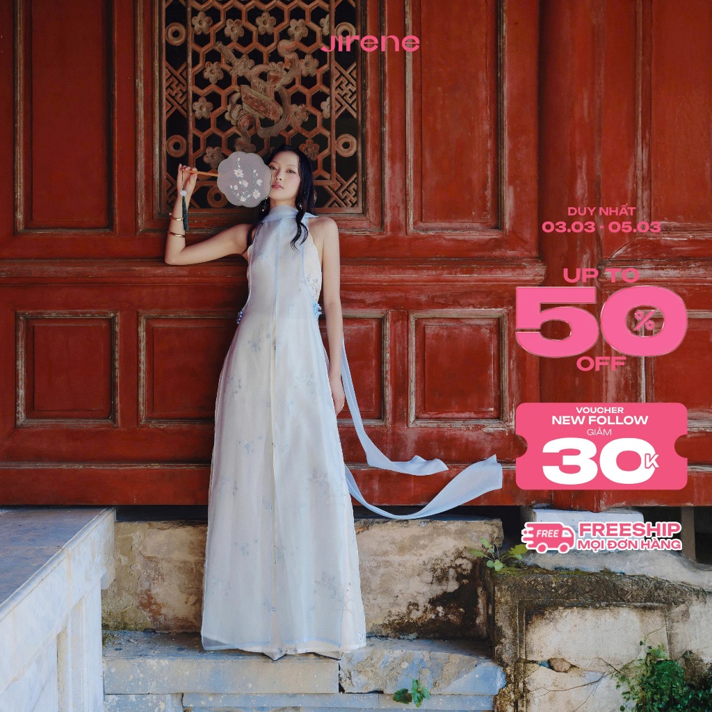 Jirene - Set áo chất liệu tơ thêu cao cấp gồm MUKYO TOP & MUKYO OUTERWEAR