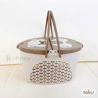 GIỎ NHỰA, LÀN ĐI SINH ĐỰNG ĐỒ CHO BÉ HONPER, SUZYBABY